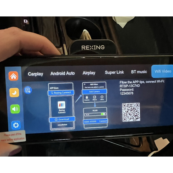 Rexing CPDuo-686 Dash Cam Front & Rear Recording Touch Screen 4K 6.86" New Open - Picture 4 of 8